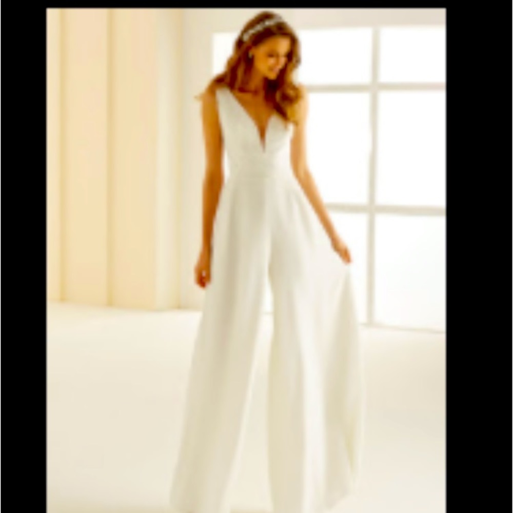 White Wedding Jumpsuit